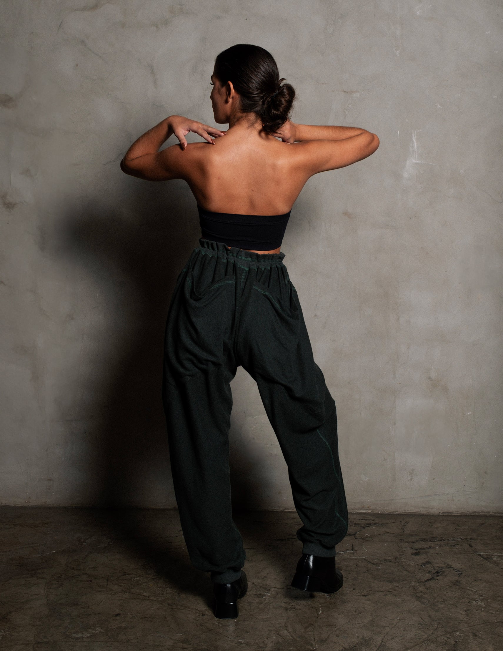 CALÇA HANAZAKI VERDE