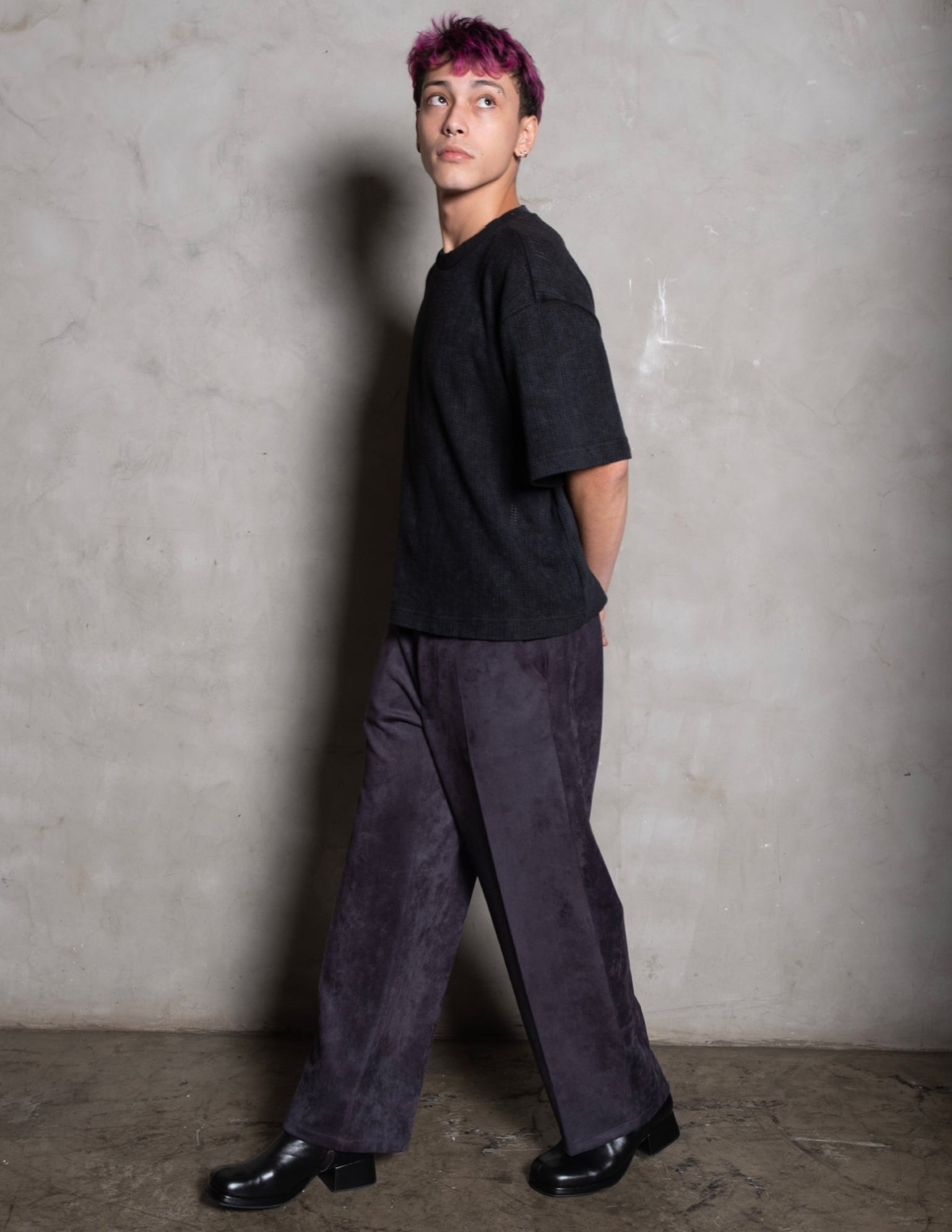 CALÇA PAULISTA SUEDE AZUL MARINHO