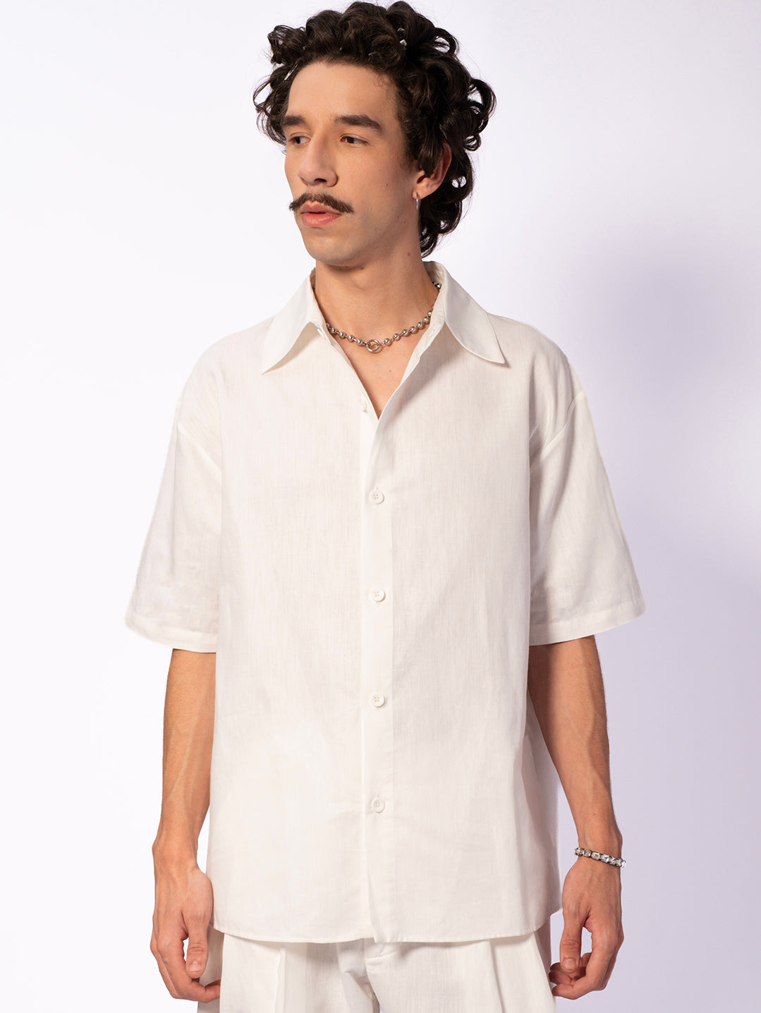 CAMISA PREA LINHO