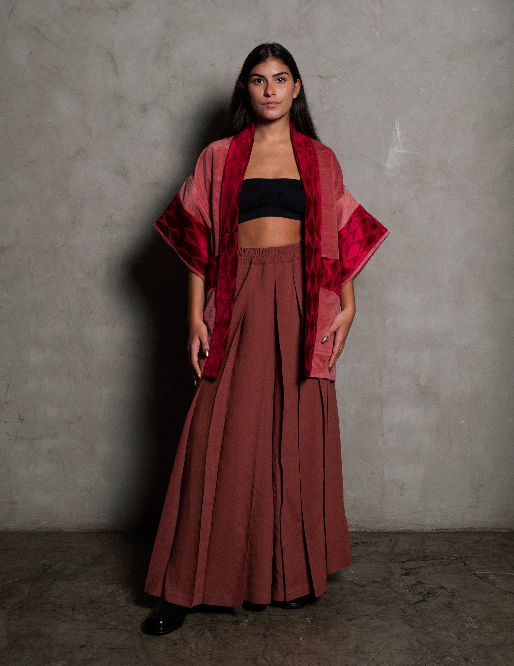 KIMONO PARIS VELUDO DE SEDA