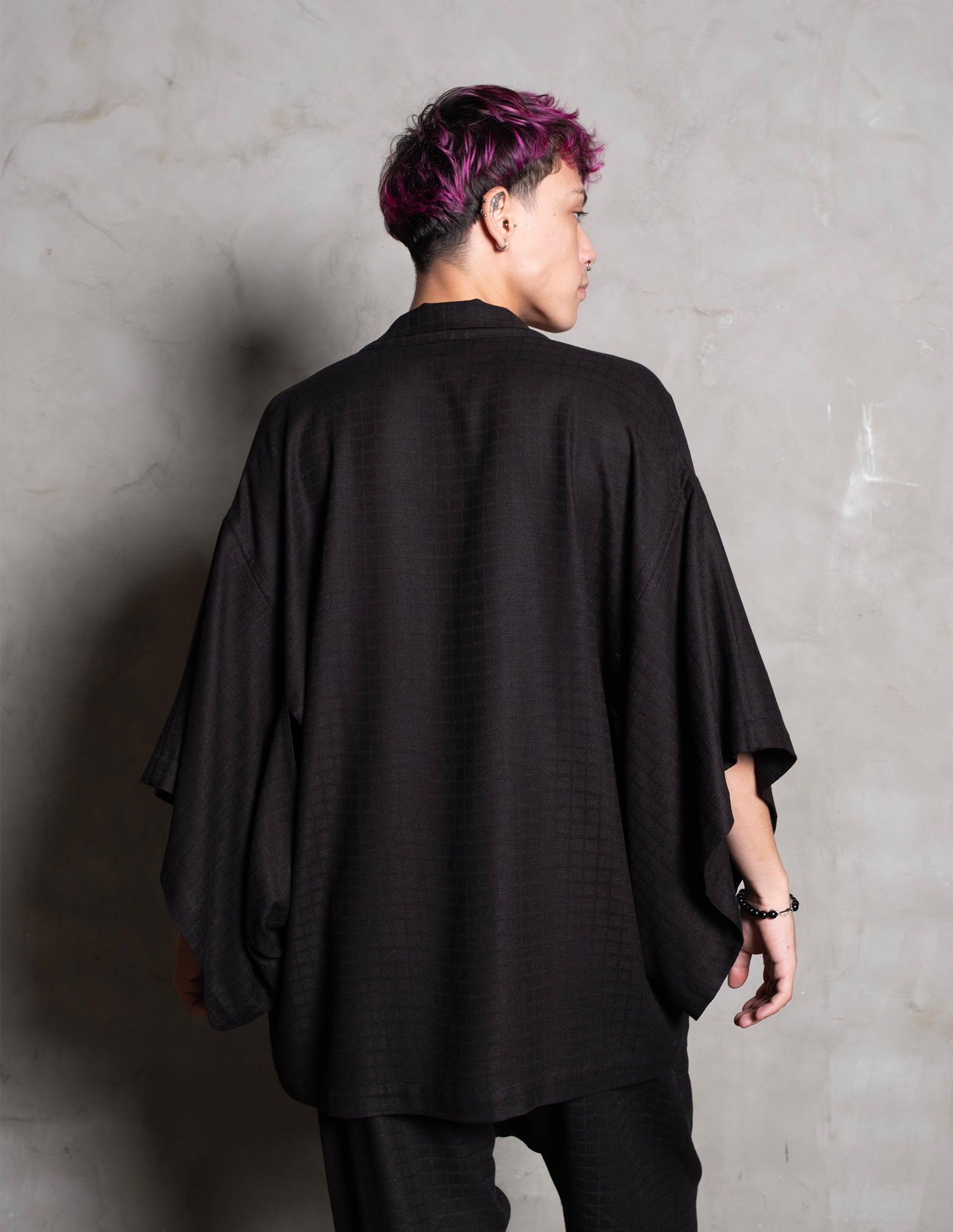 KIMONO ORIGINAL PRETO MAQUINETADO