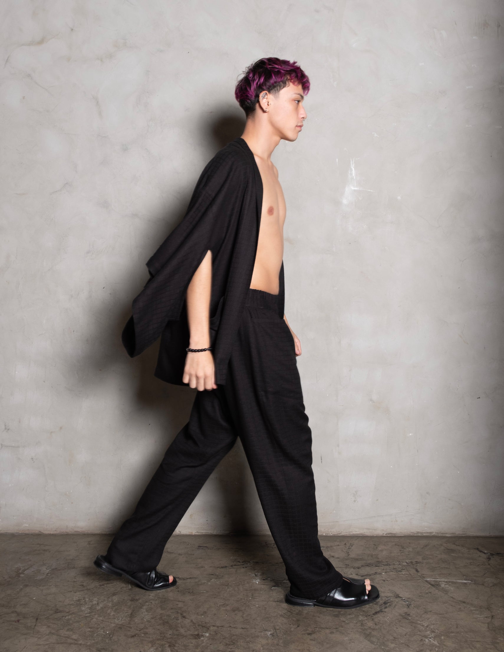 KIMONO ORIGINAL PRETO MAQUINETADO
