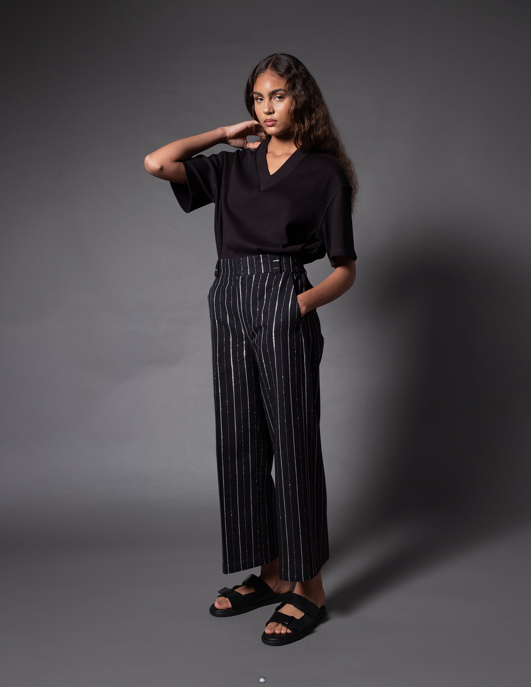 CALÇA PAULISTA RISCA DE GIZ