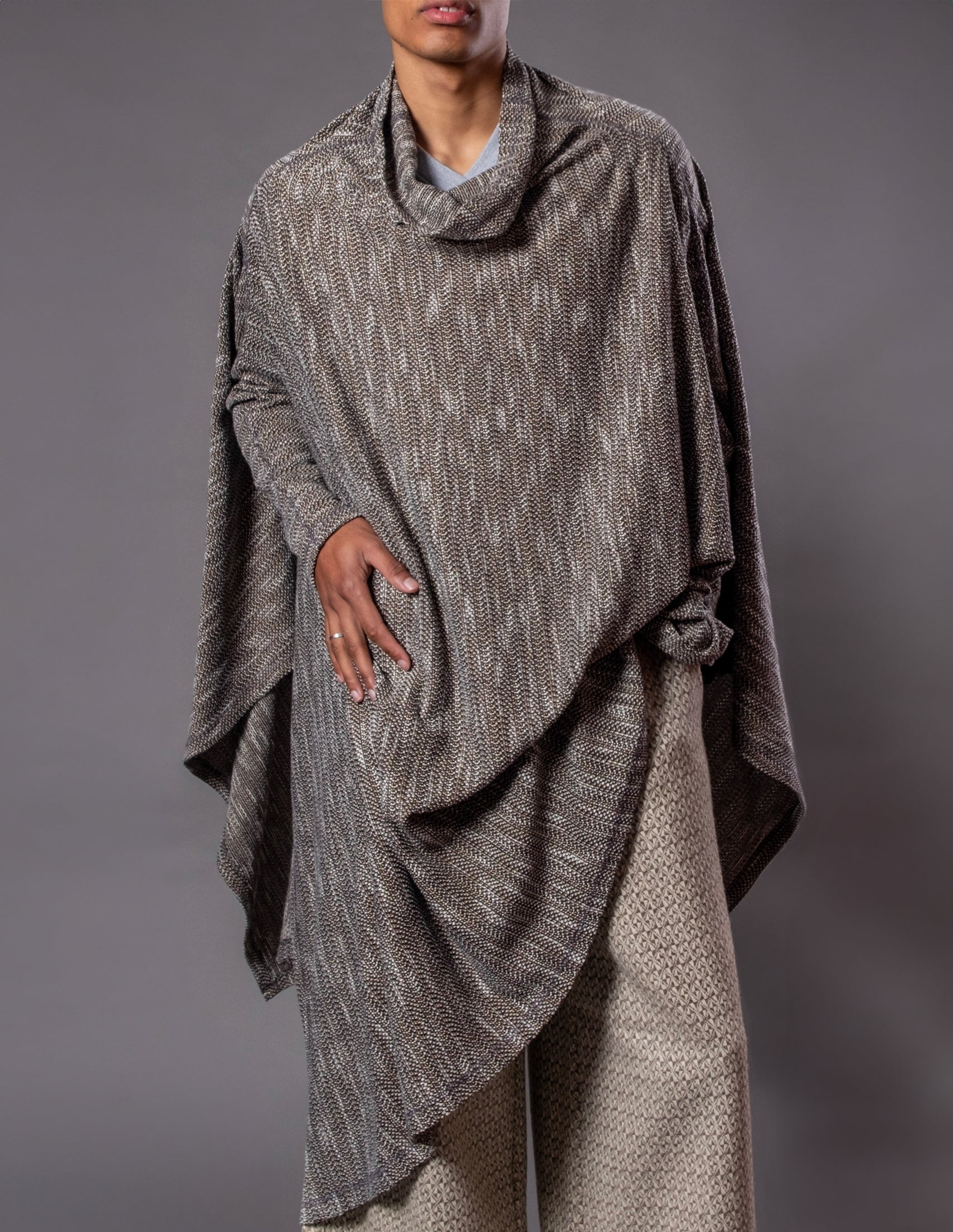 PONCHO TRICOT