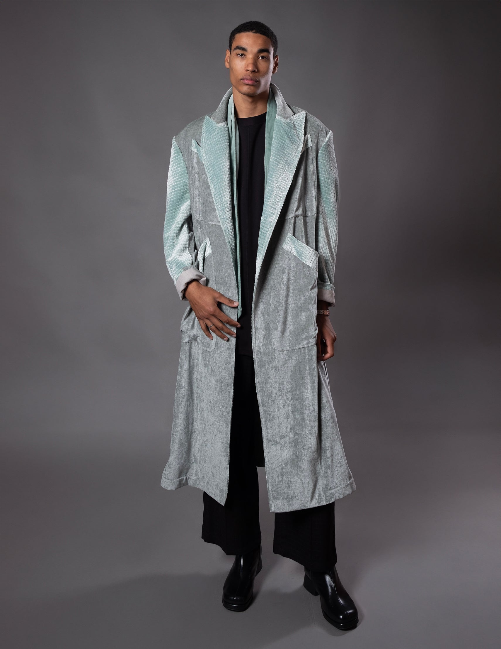 TRENCH COAT PARIS VELUDO DE SEDA