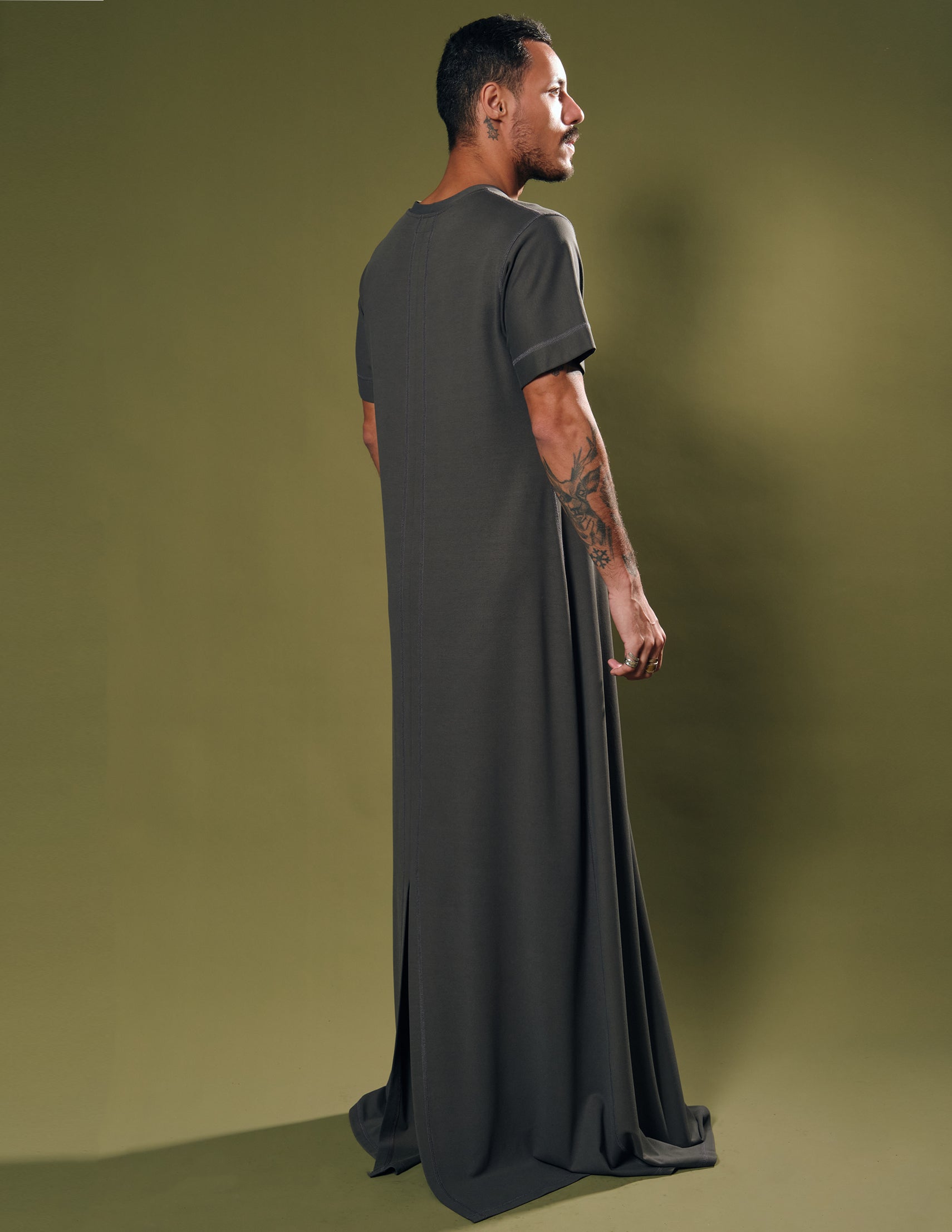 VESTIDO CECI CINZA
