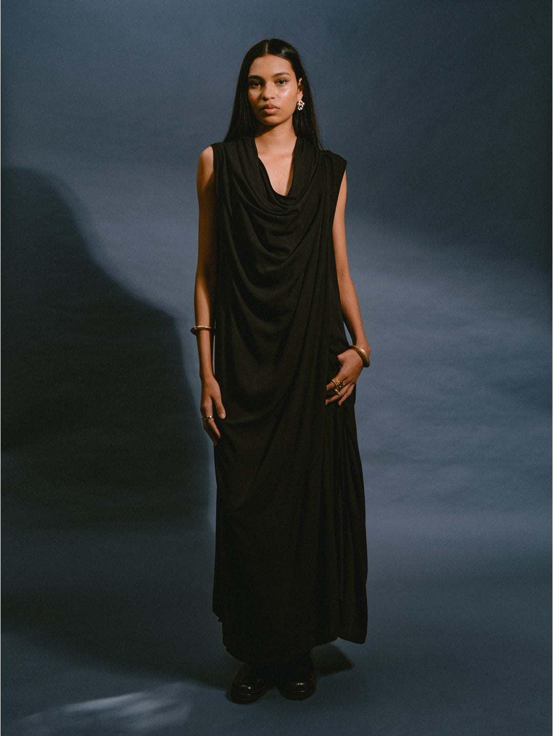 VESTIDO PANDA PRETO