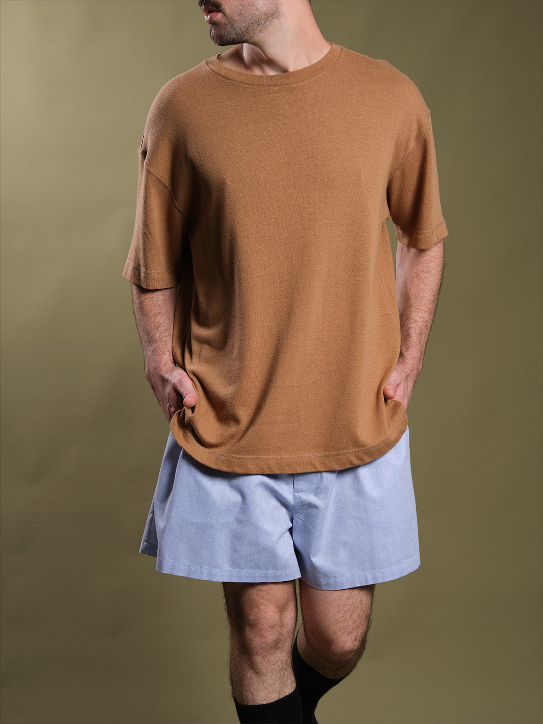 T-SHIRT JOÃO MARROM