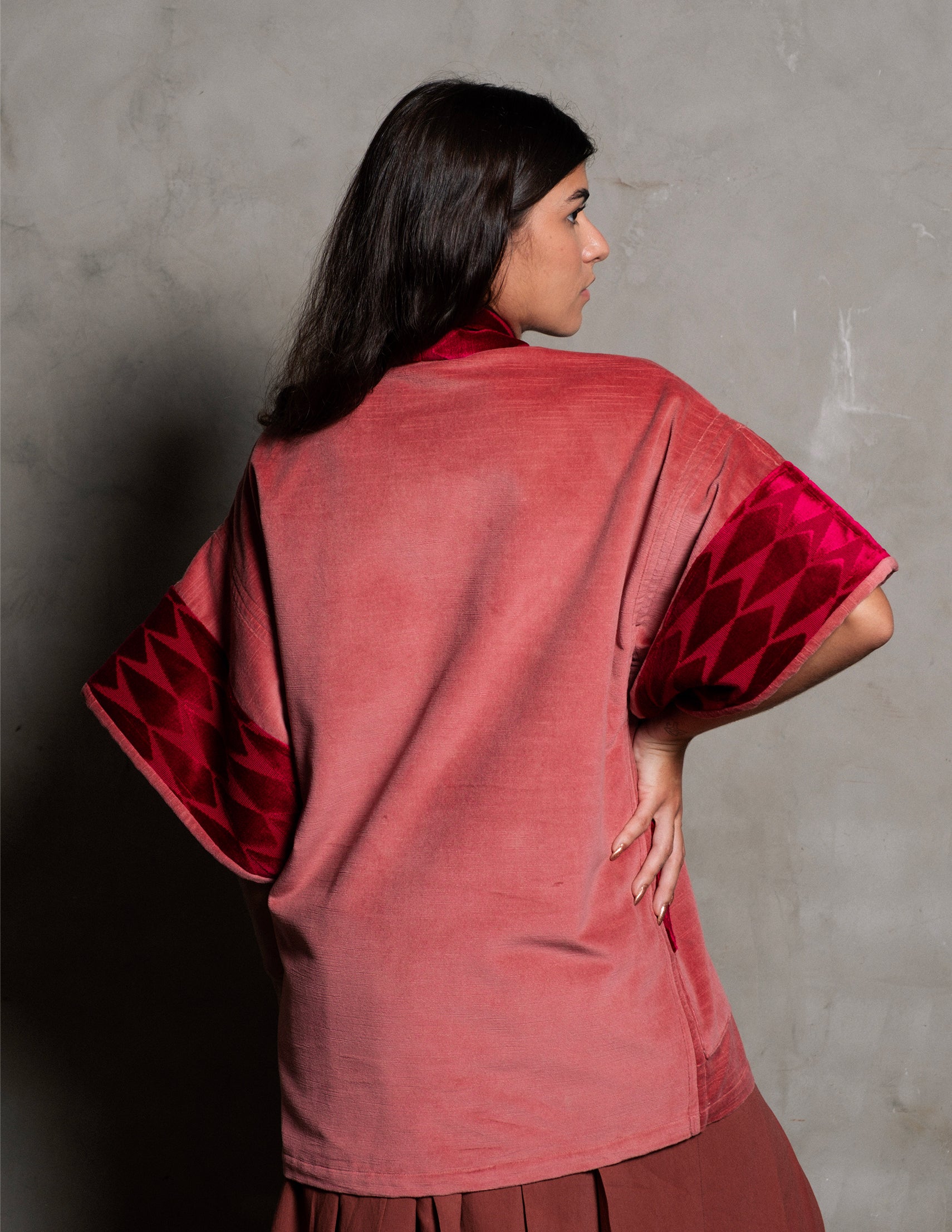 KIMONO PARIS VELUDO DE SEDA