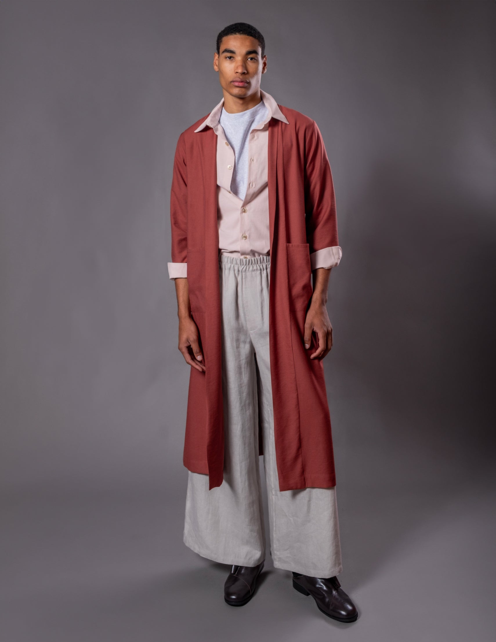 KIMONO FUJI TERRACOTA