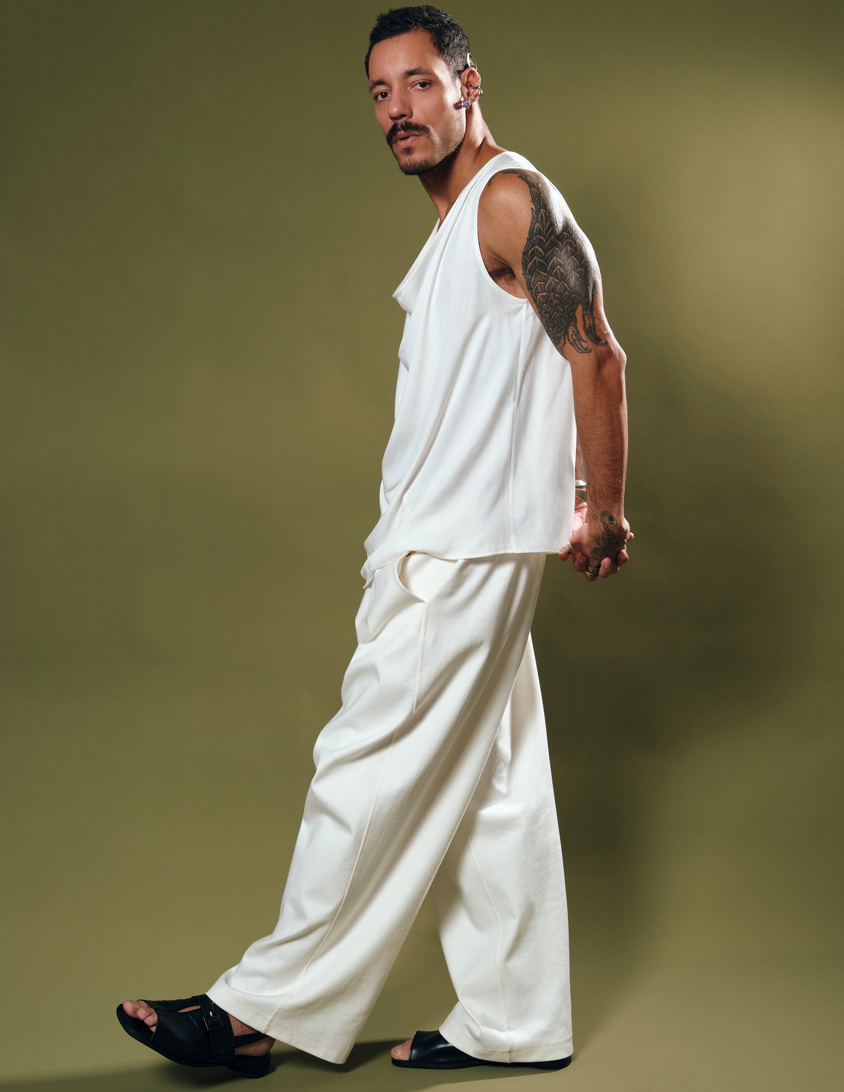 CALÇA XENOM OFF-WHITE
