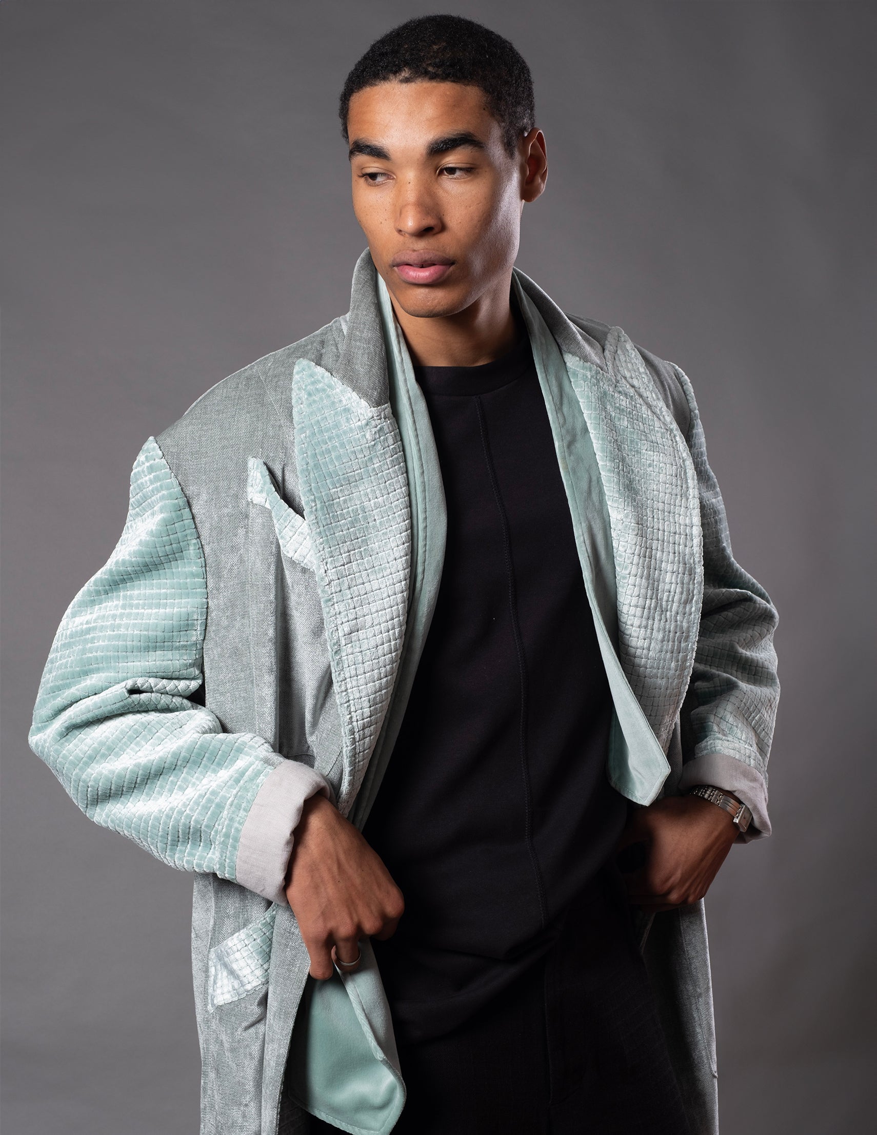 TRENCH COAT PARIS VELUDO DE SEDA