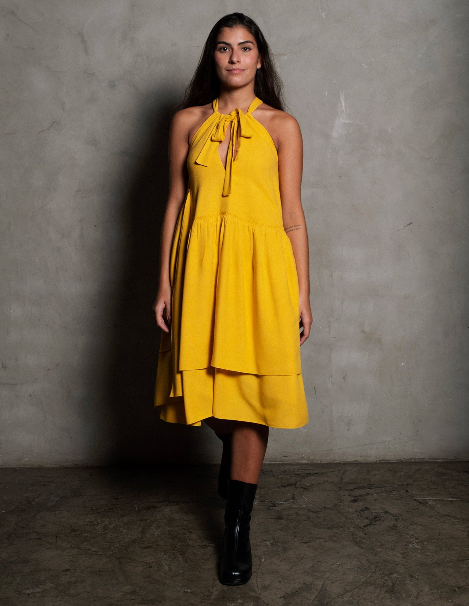 VESTIDO MALTA AMARELO