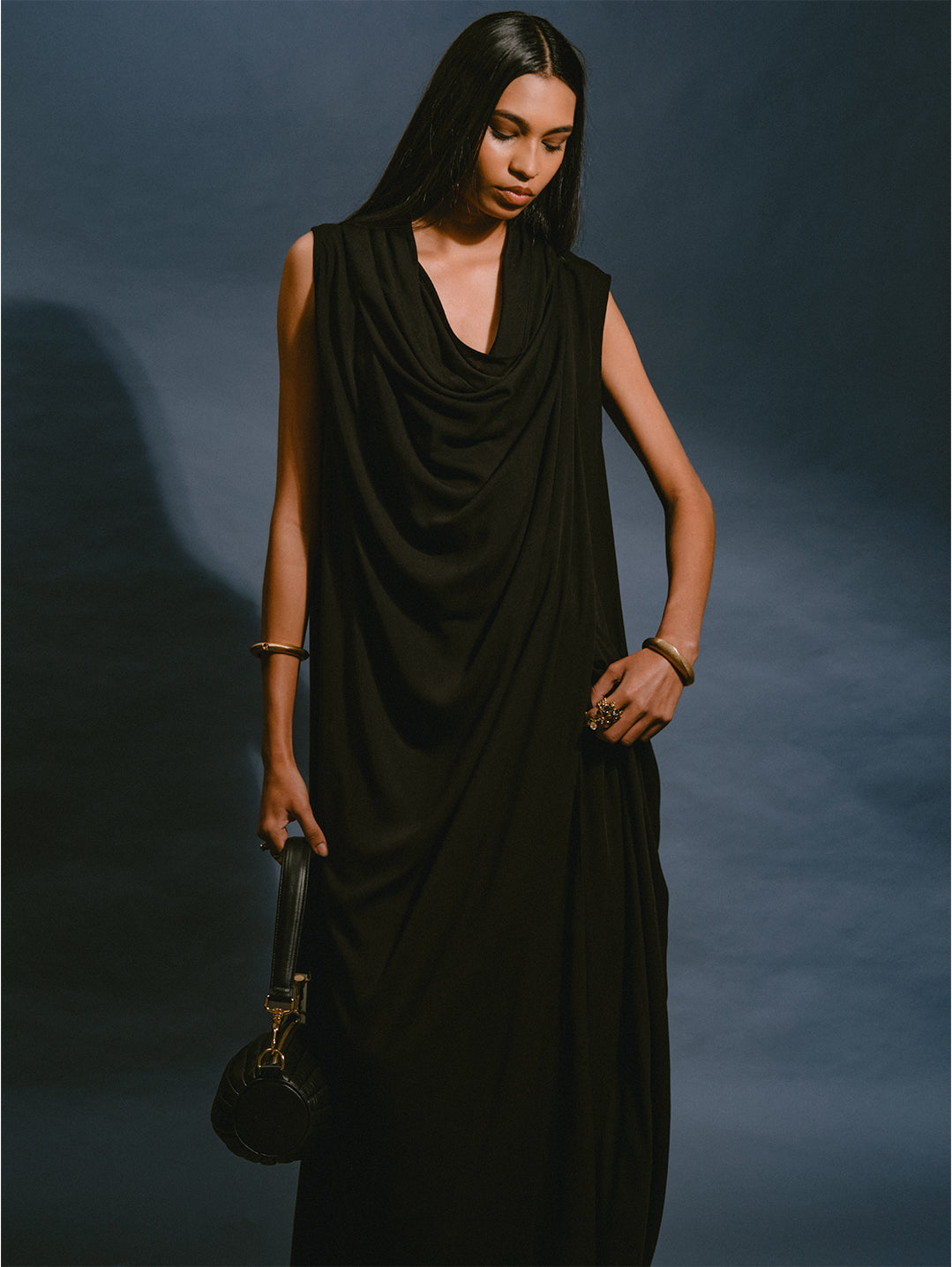 VESTIDO PANDA PRETO